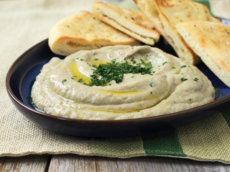  A pinch of cumin adds a hint of earthy spice to the already delicious eggplant dip.