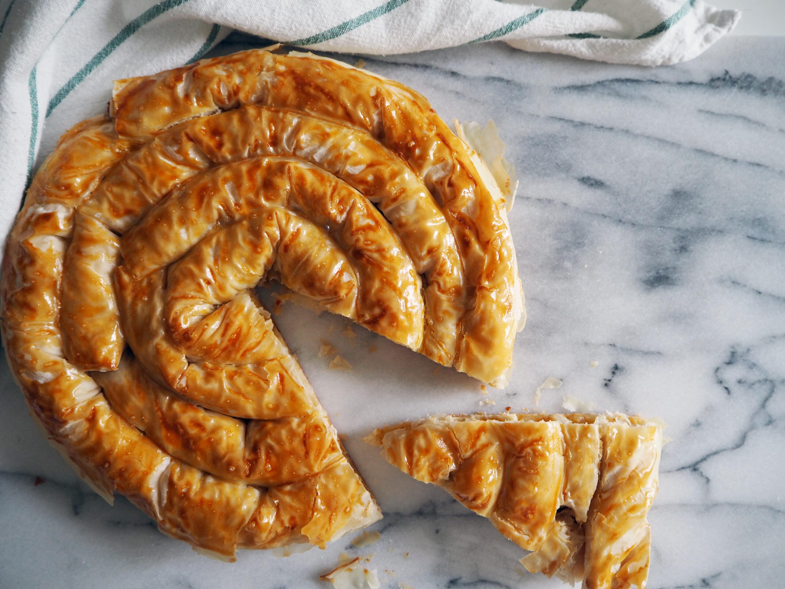  A savory and flaky pastry twist that's perfect for brunch or as a snack