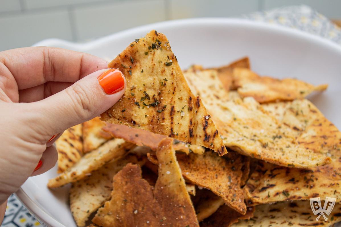  Add some flavor to your snack game with these satisfying pita chips
