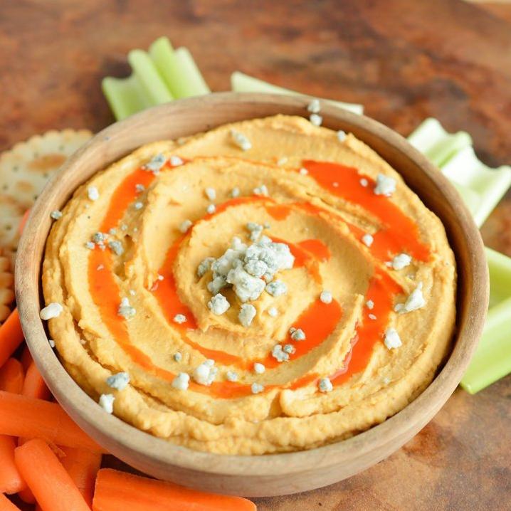  Add some heat to your hummus game with my recipe for Buffalo Hummus.