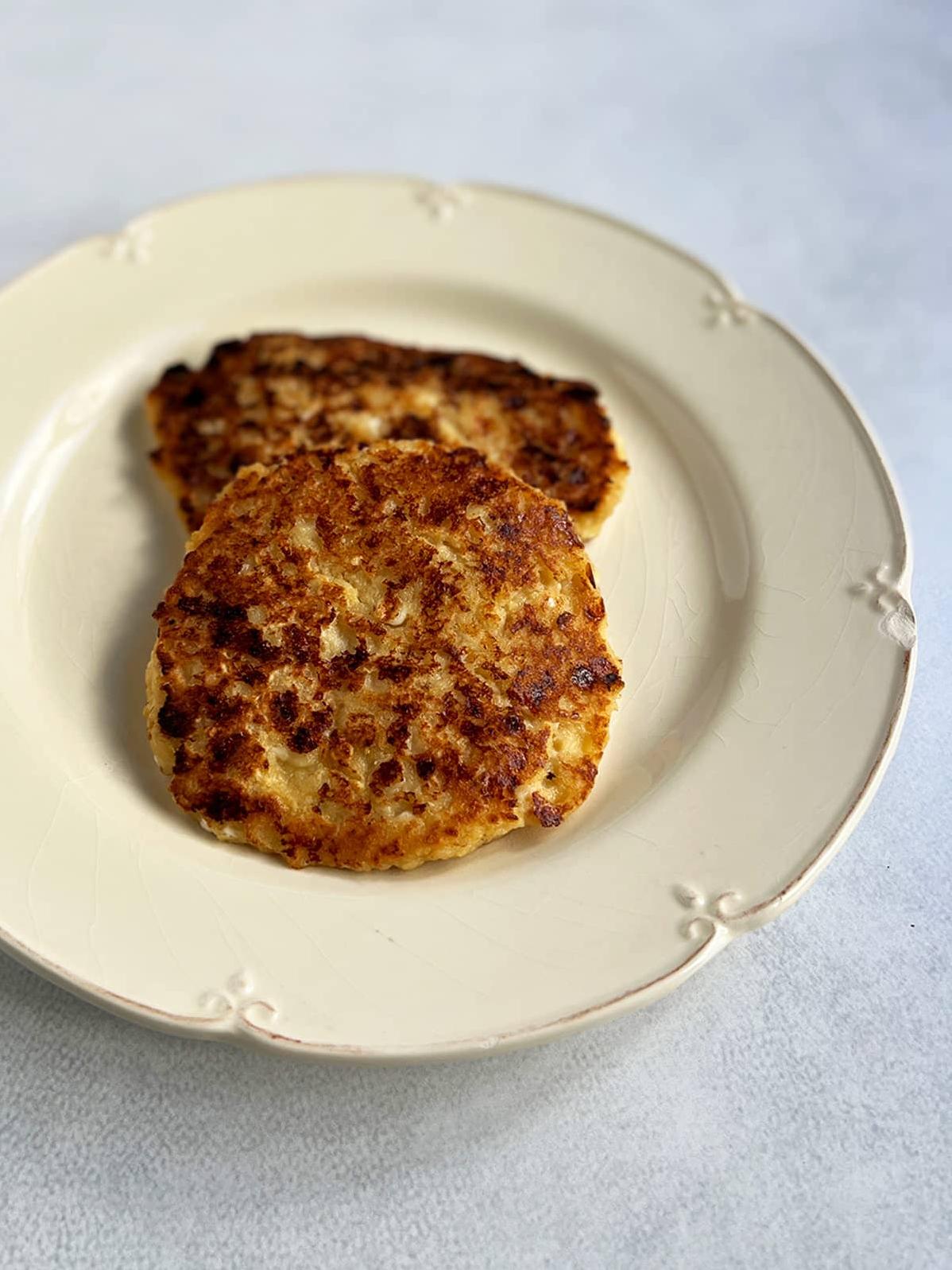  Add some zing to your brunch with these savory Cottage Cheese Latkes.