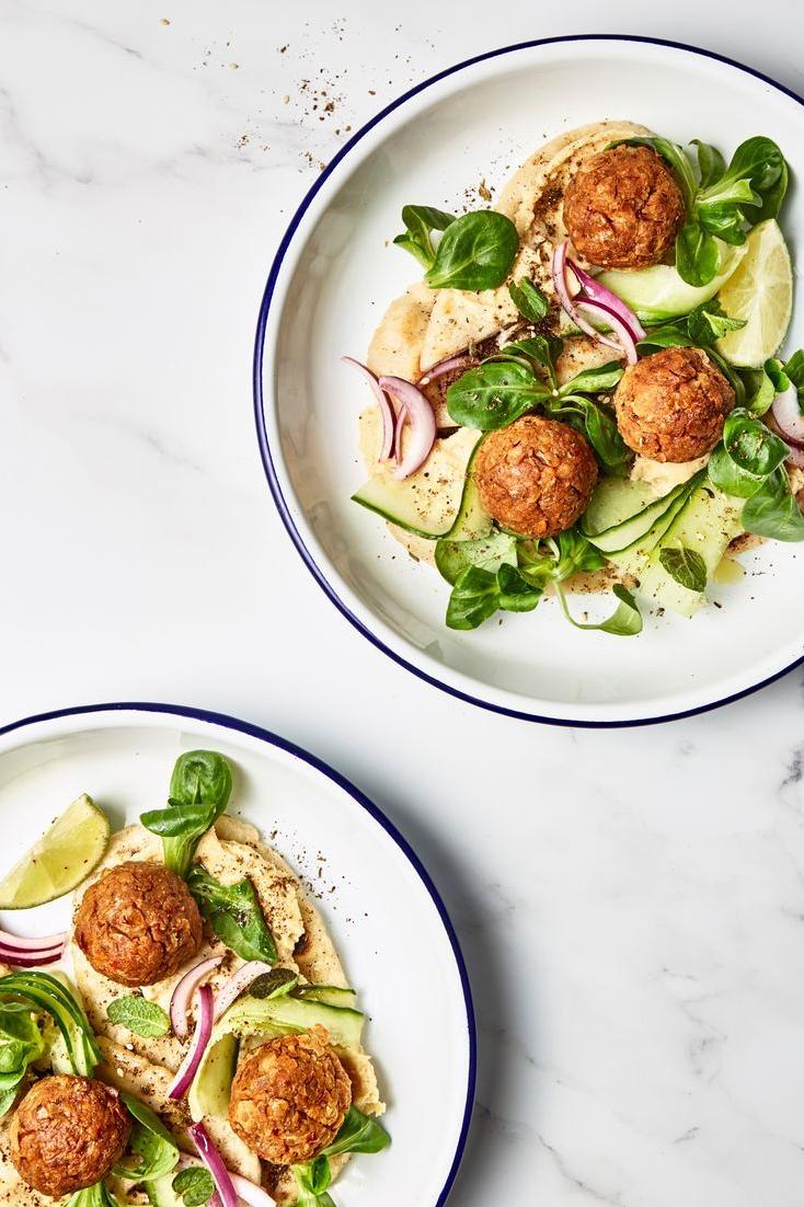  All it takes are a few pantry staples to whip up this easy falafel dish.