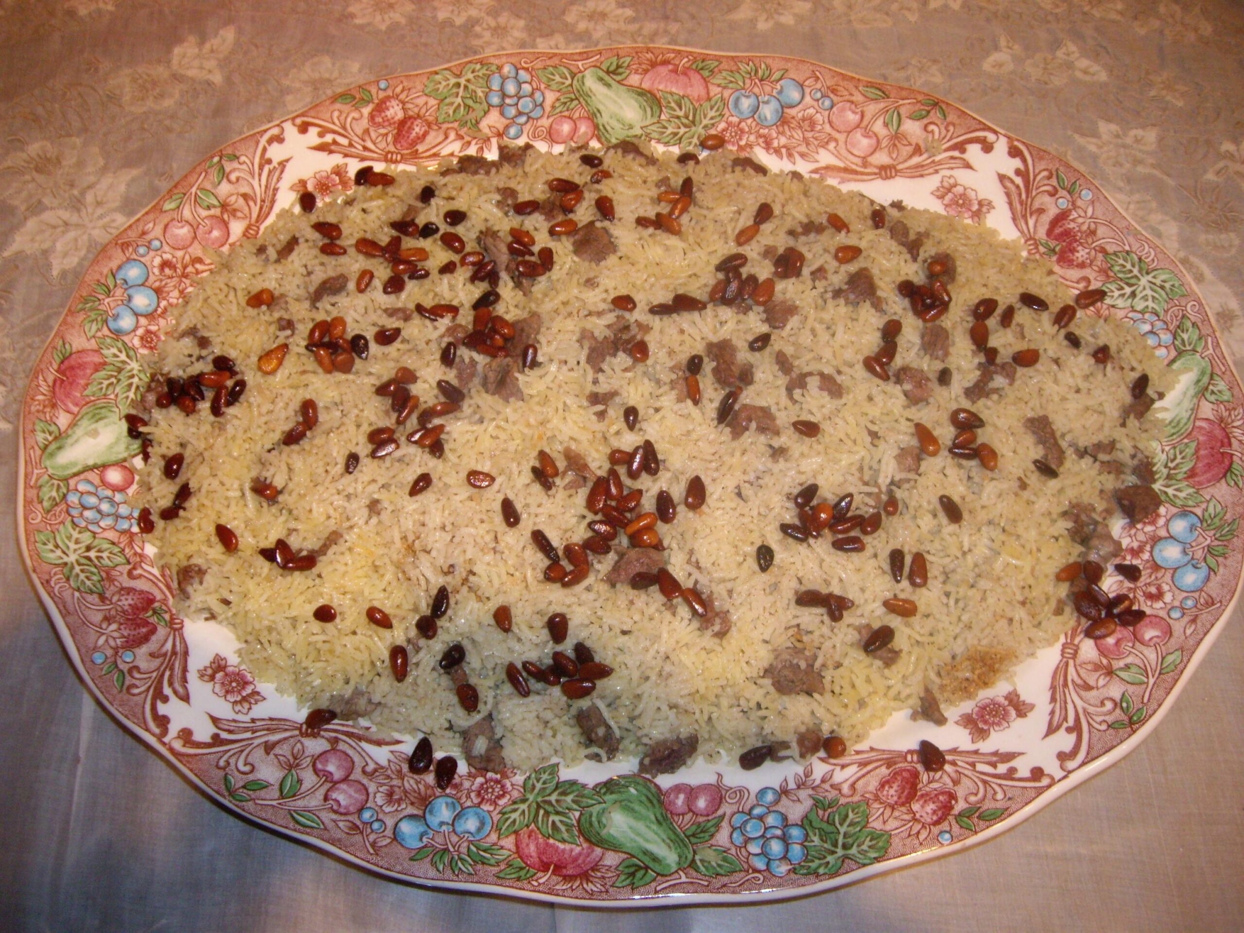 Arabic Style Rice With Lamb Meat