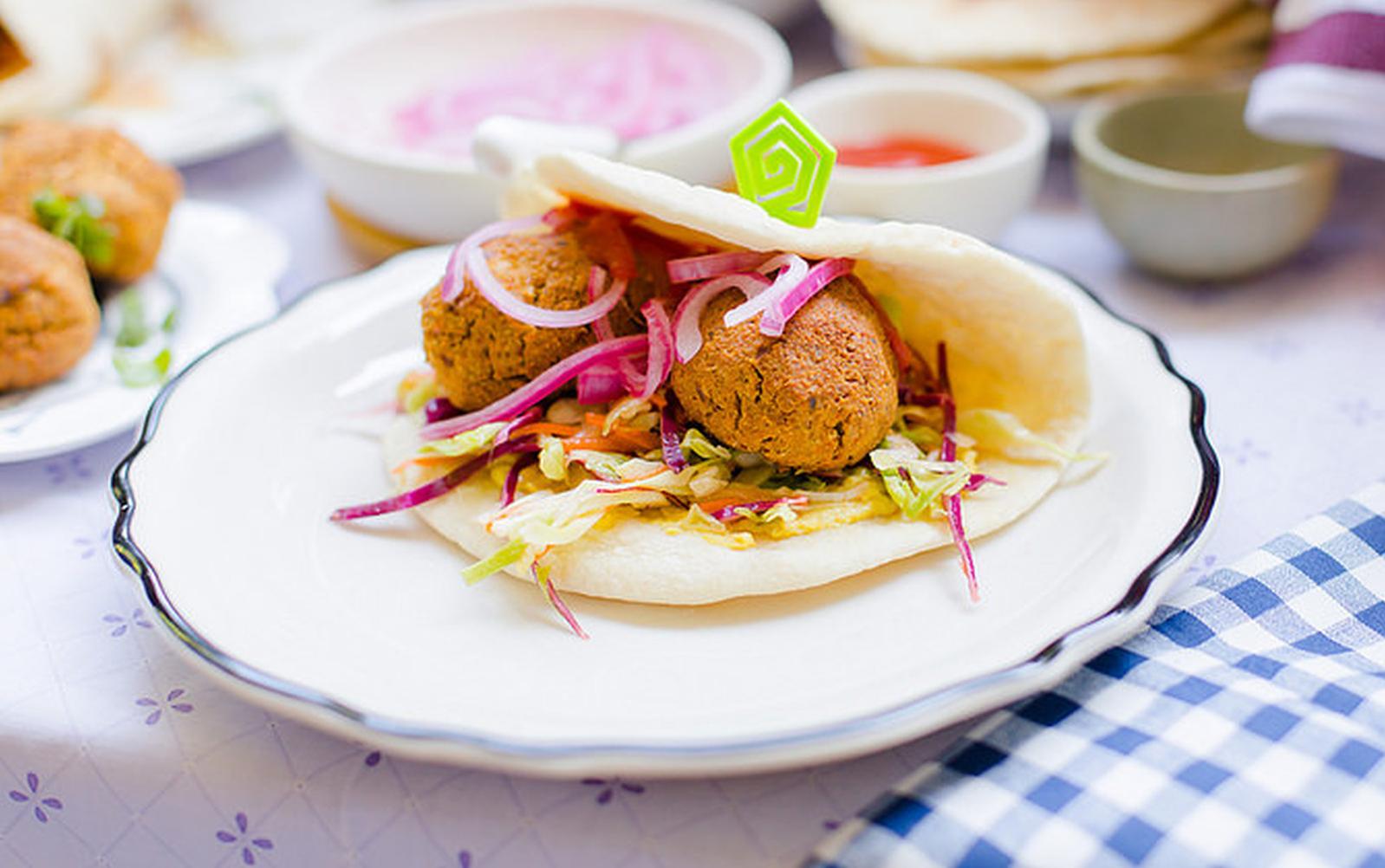  Are you craving falafel but don't want to go overboard with the carbs? Try