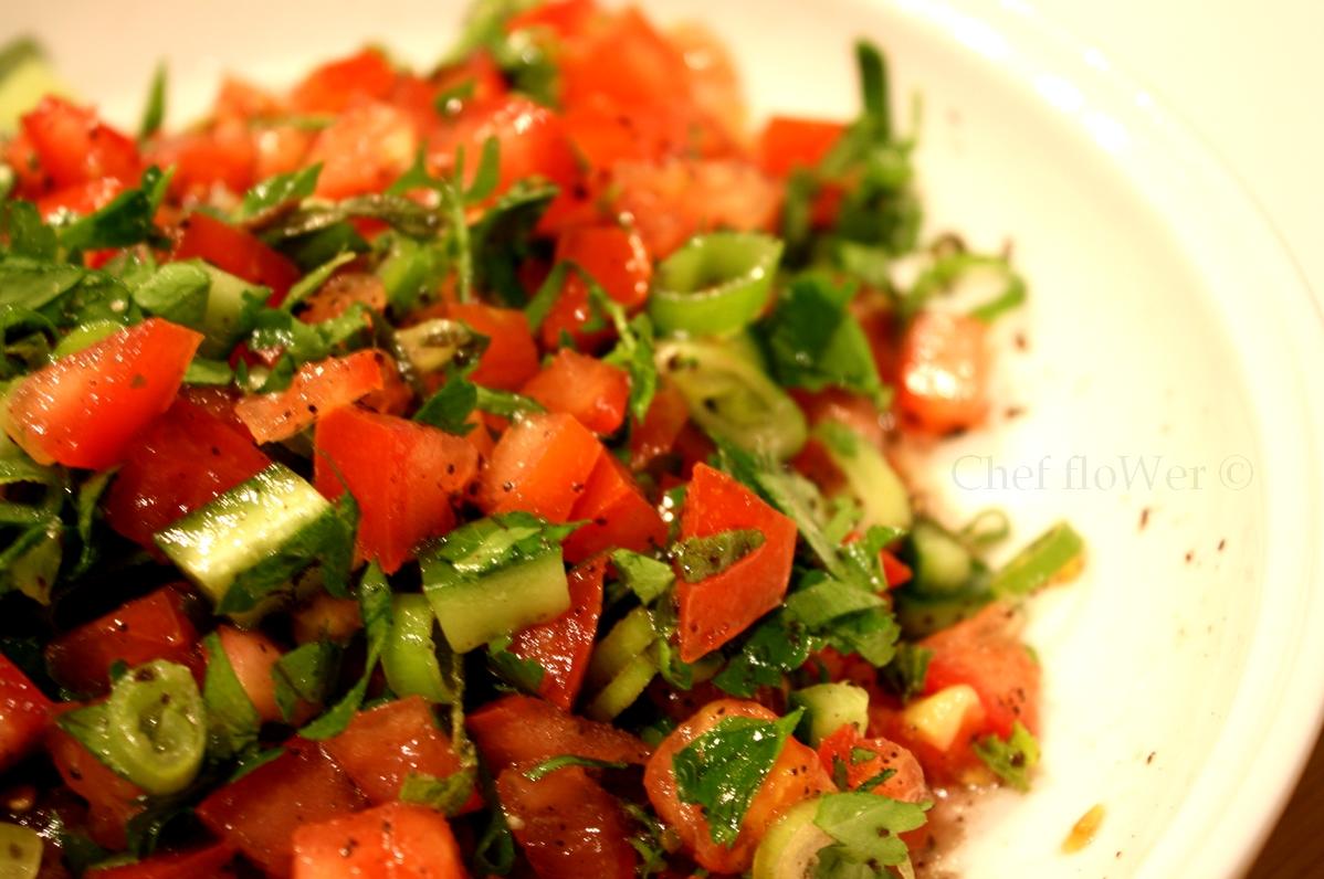 Armenian Tomato and Herb Salad