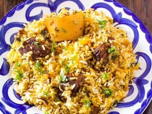  Aromatic spices dance around the tender beef in this Biryani dish