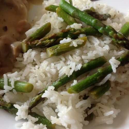 Asparagus Pilaf Rice