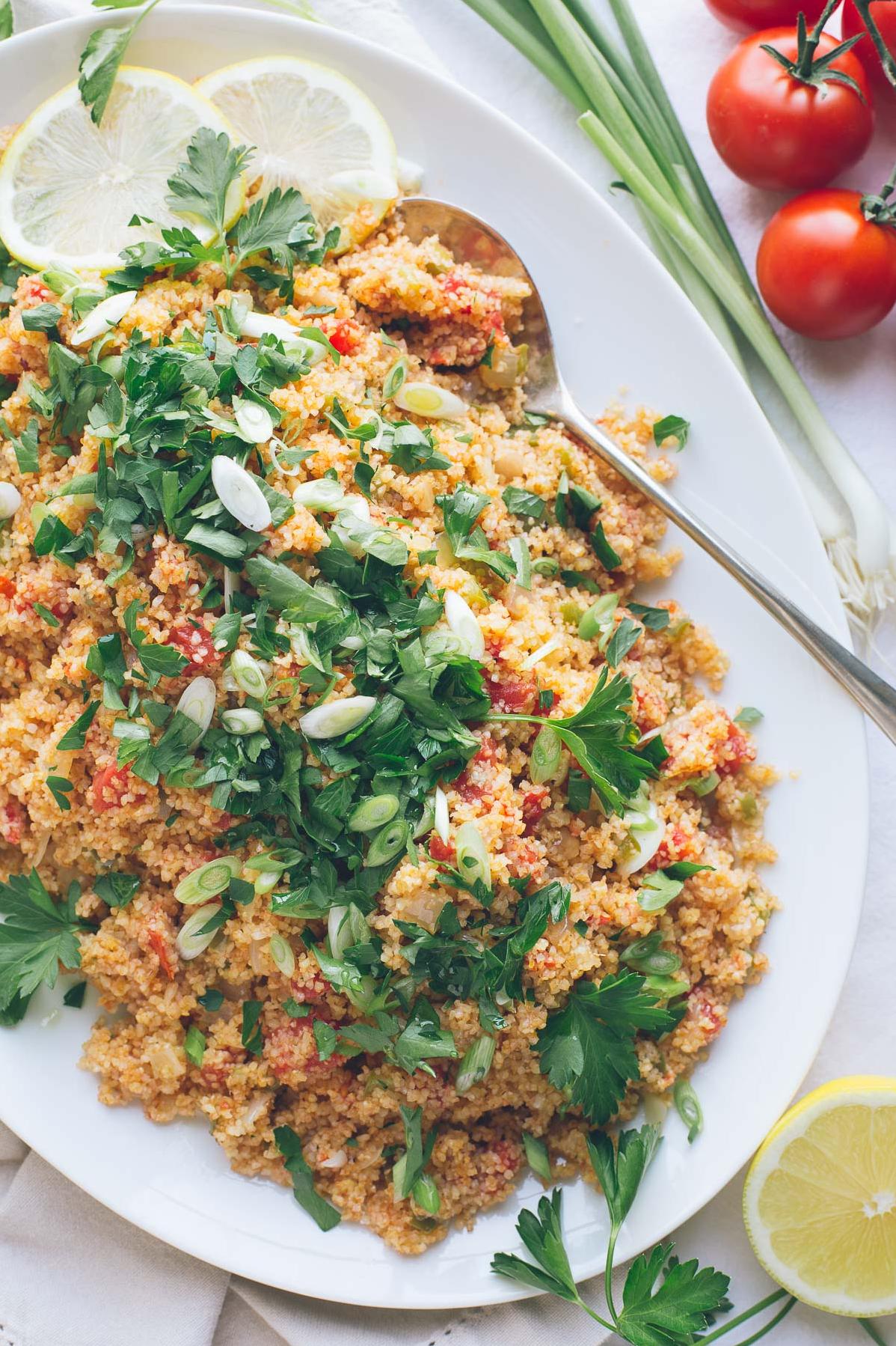  Bring some Armenian flavors to your table with this hearty bulgur side dish.