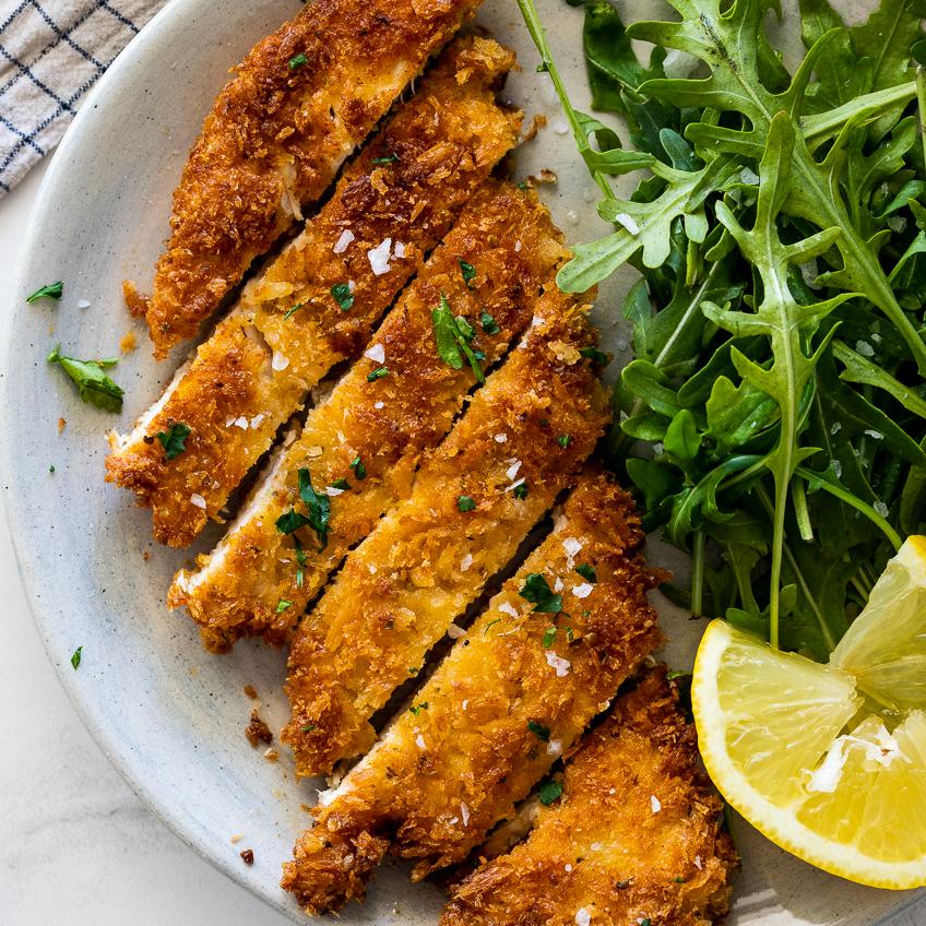  Bring some crunch to your dinner plate with this schnitzel