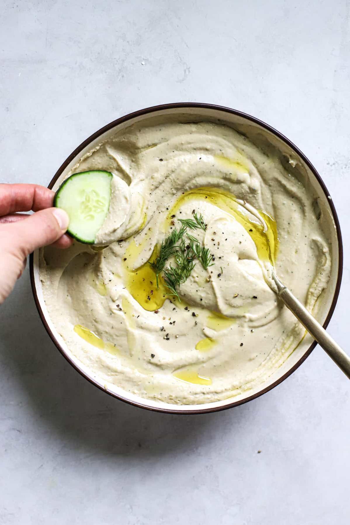  Bursting with fresh herbs and tangy lemon - this dip is a crowd pleaser!