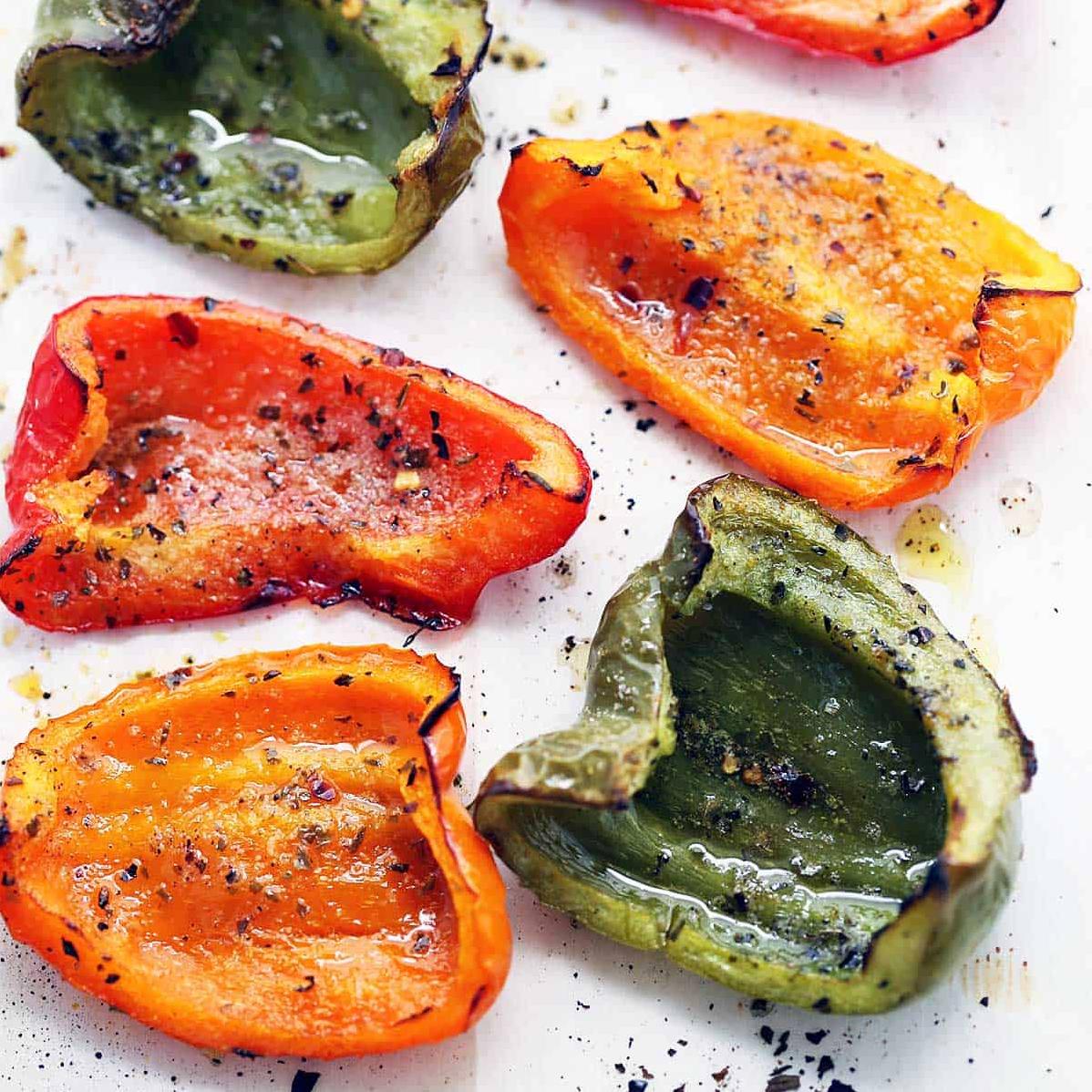  Crisp, fresh, and utterly delicious: These baked capsicum will become an instant favorite.