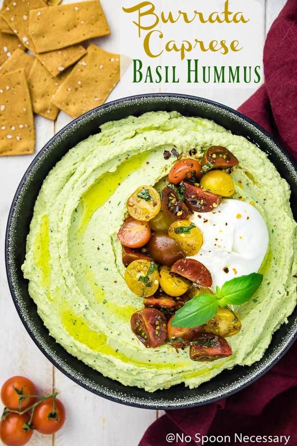  Dive into this creamy and delicious basil hummus!