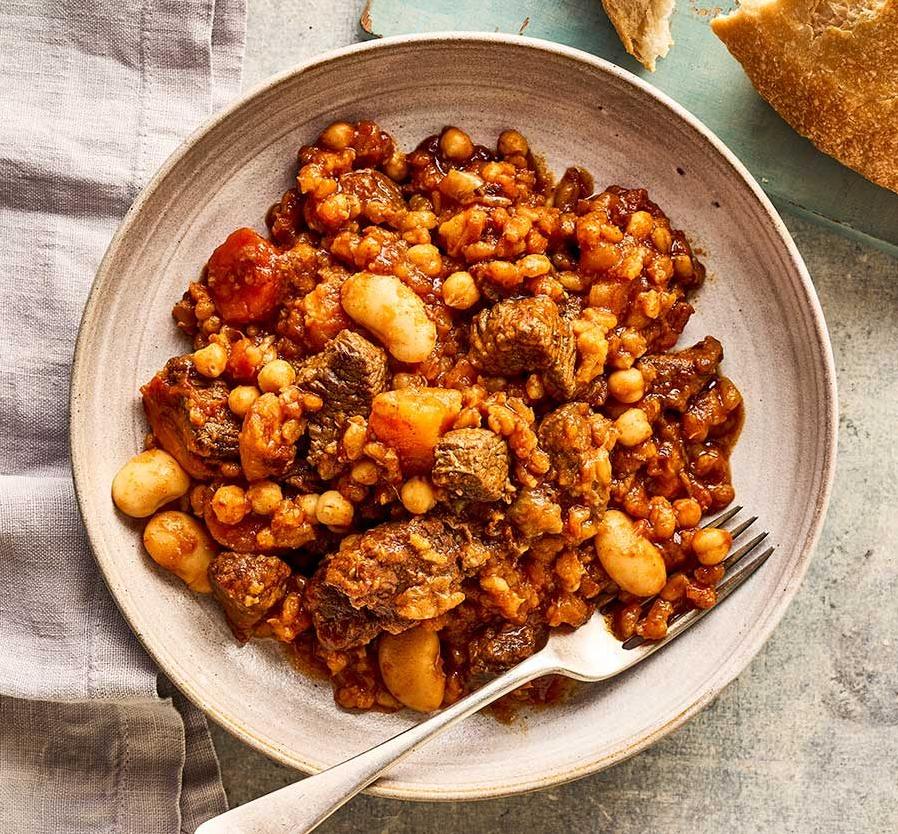  Don't let the long cooking time scare you away, the tender meat and beans are worth the wait.