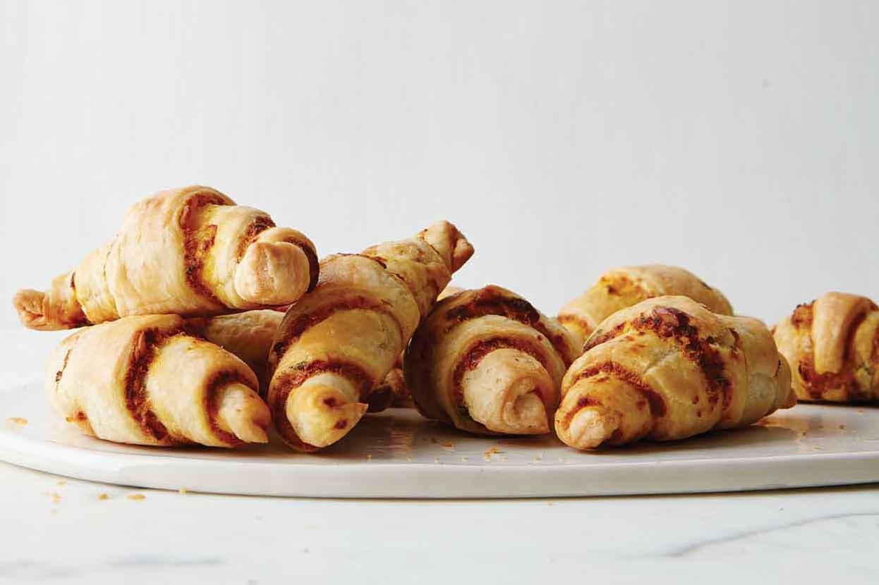  Don't worry about making the perfect spiral shape-- these rugelach look just as delicious in a crescent!