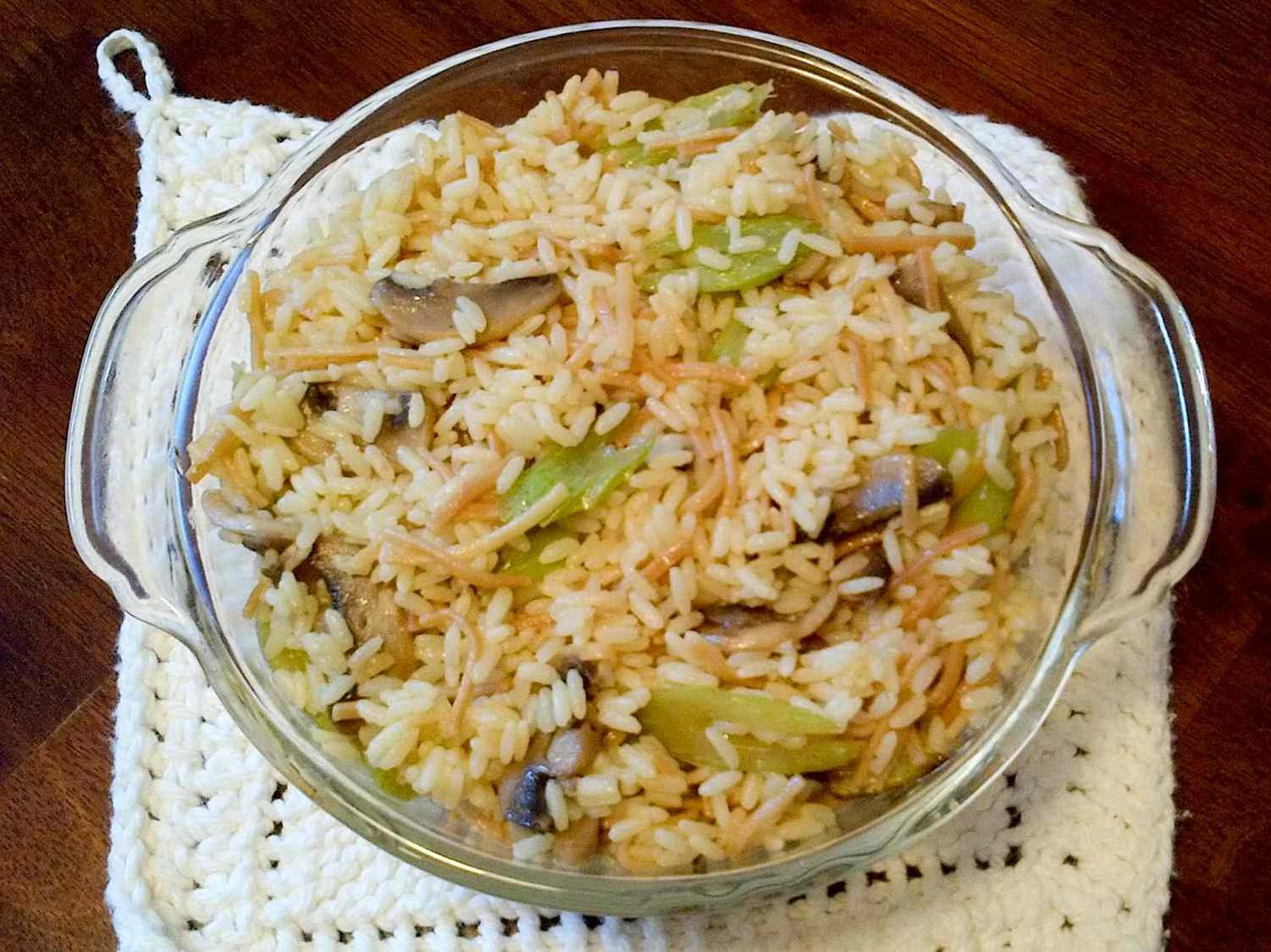  Each forkful of this pilaf is bursting with flavor and texture.