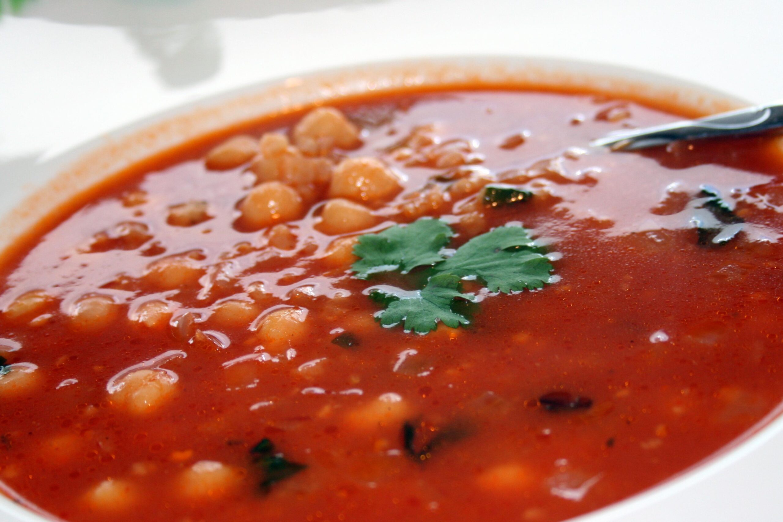 Egyptian Chickpea and Tomato Soup