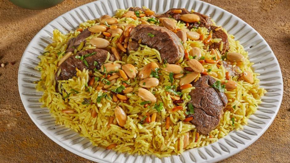  Get ready to drool over this mouth-watering Arabic style rice with tender lamb meat