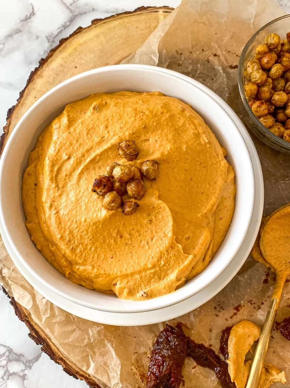  Get ready to enjoy a smoky and spicy chipotle hummus!
