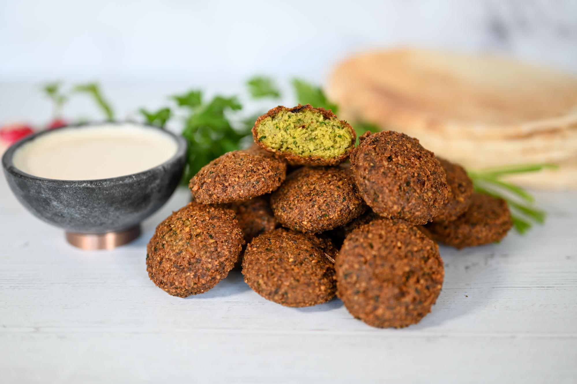  Get ready to experience a party in your mouth with these fragrant and flavorful falafels.
