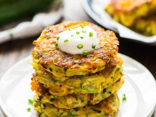  Get your daily dose of veggies in a form you'll love - crispy zucchini potato lat