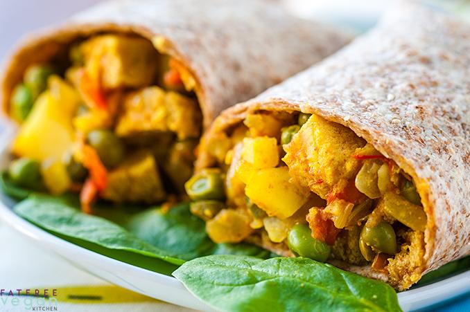  Golden brown and delicious, these samosa wraps are the perfect snack or meal.