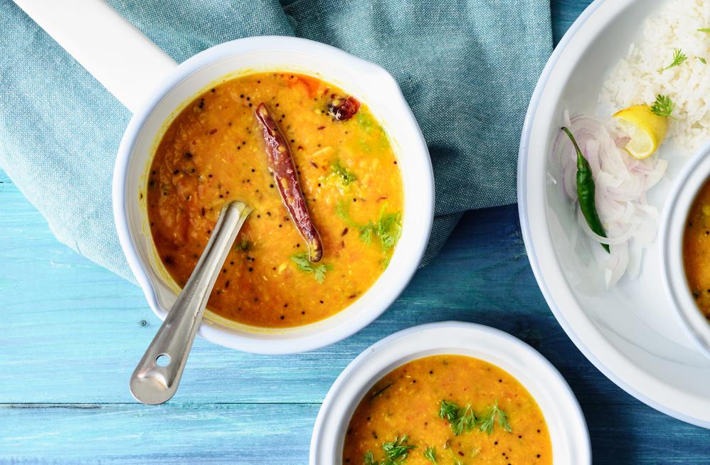 Hyderabadi Khatti Dal (Mango Lentil Curry from the Indian state,