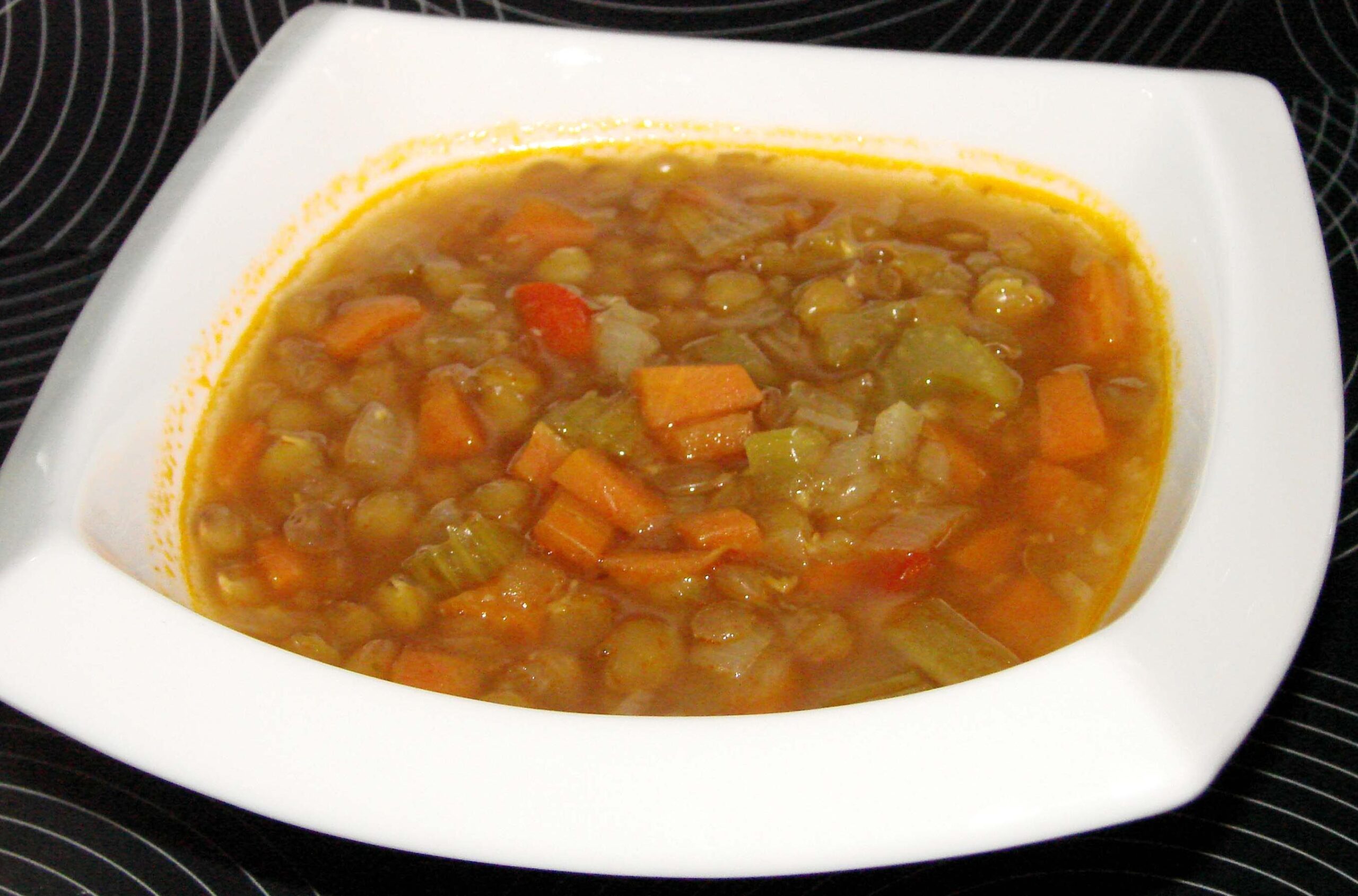 Ina Garten's  Lentil Vegetable Soup(Vegetarianized)