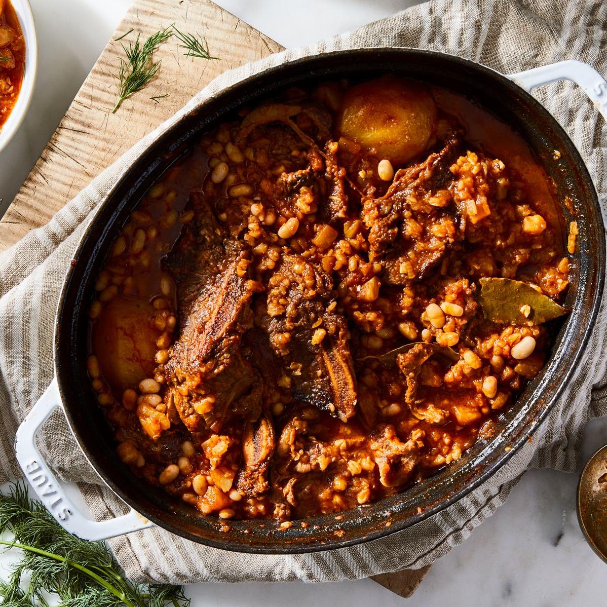  Layer upon layer of flavor in every spoonful of this traditional Jewish dish.