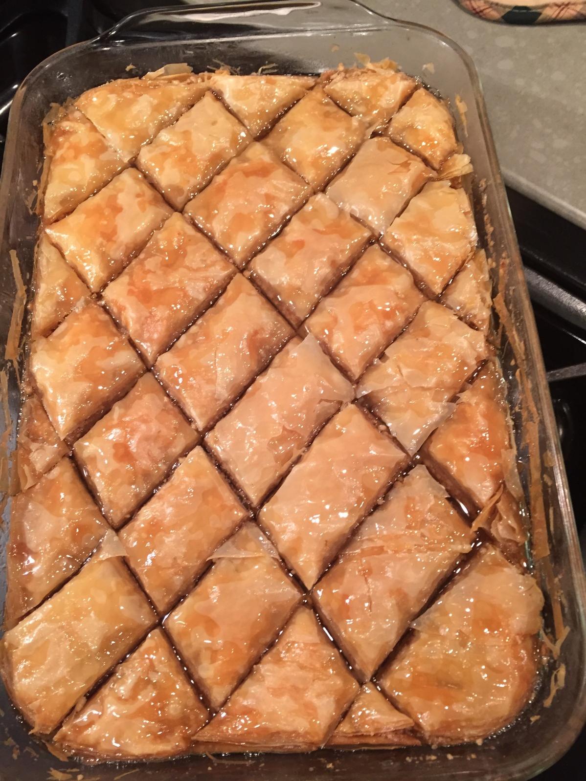  Layers upon layers of flaky phyllo dough