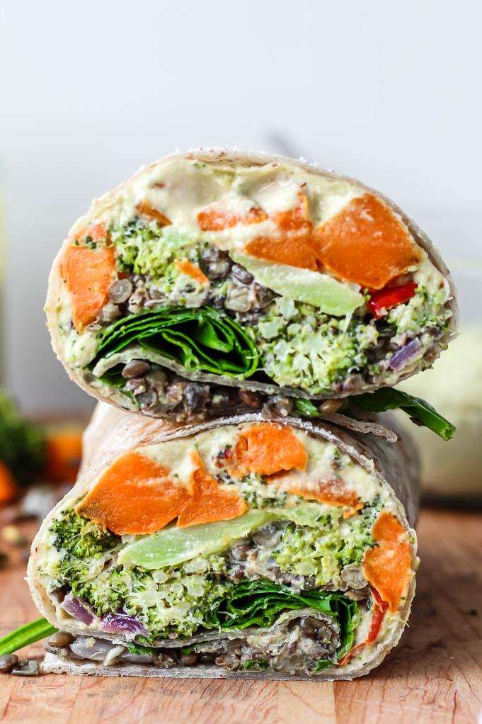 Delicious Roasted Vegetable Wraps Recipe