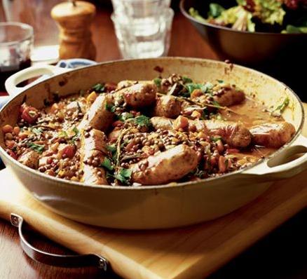Hearty Lentil and Sausage Simmer – Delicious Dinner Recipe