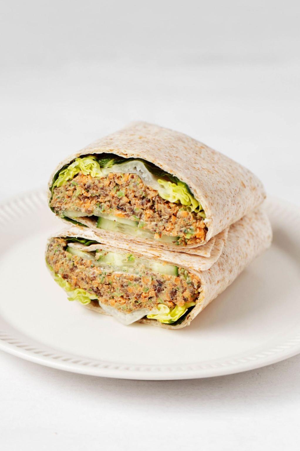  Looking for a vegetarian lunch option? Try these delicious and easy-to-make Lentil and Roasted Vegetable Wraps.