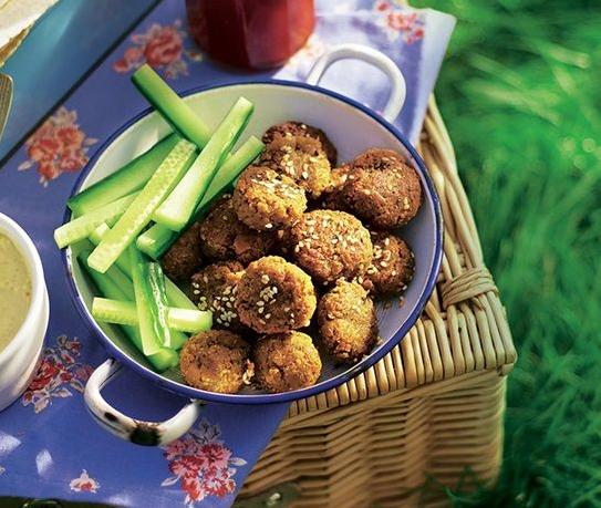  No need to soak and grind the chickpeas for hours with this cheat's falafel recipe!