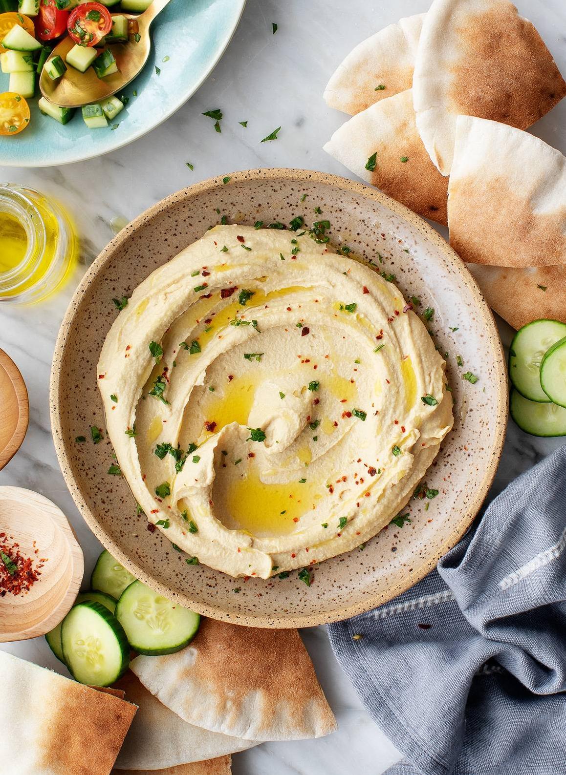  Nothing beats homemade hummus that you can tweak to your liking.