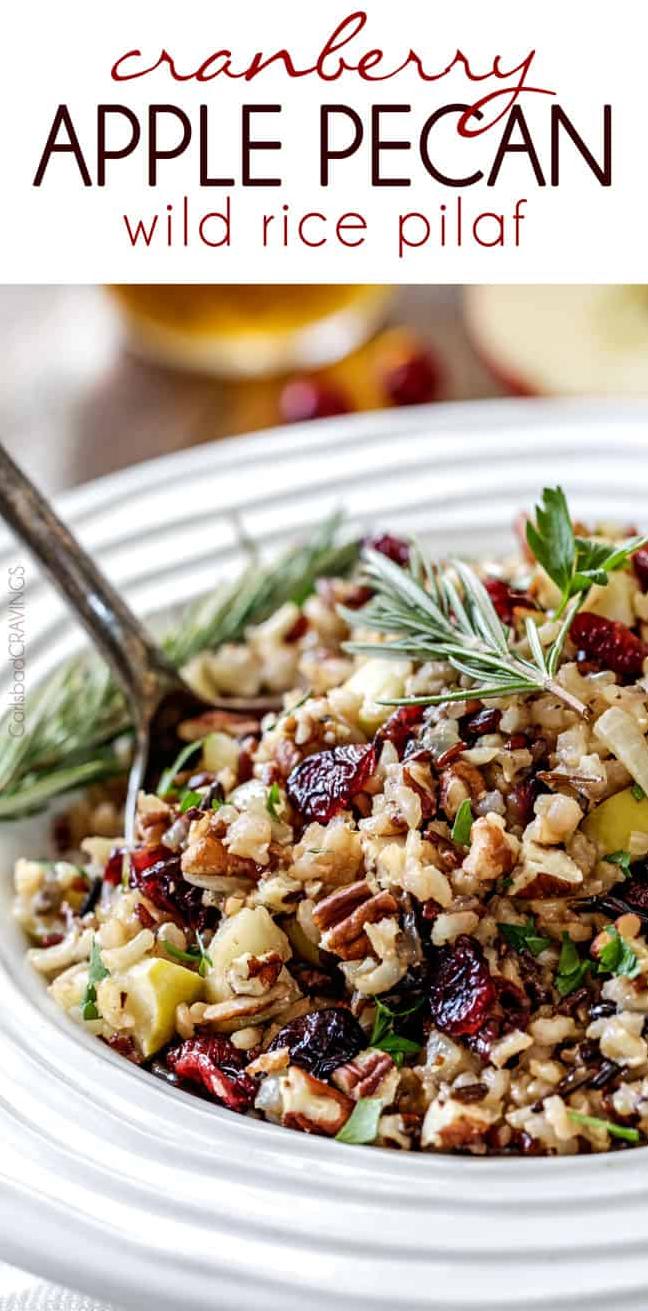  Nutty pecans and tangy cranberries create a flavor explosion in every bite.