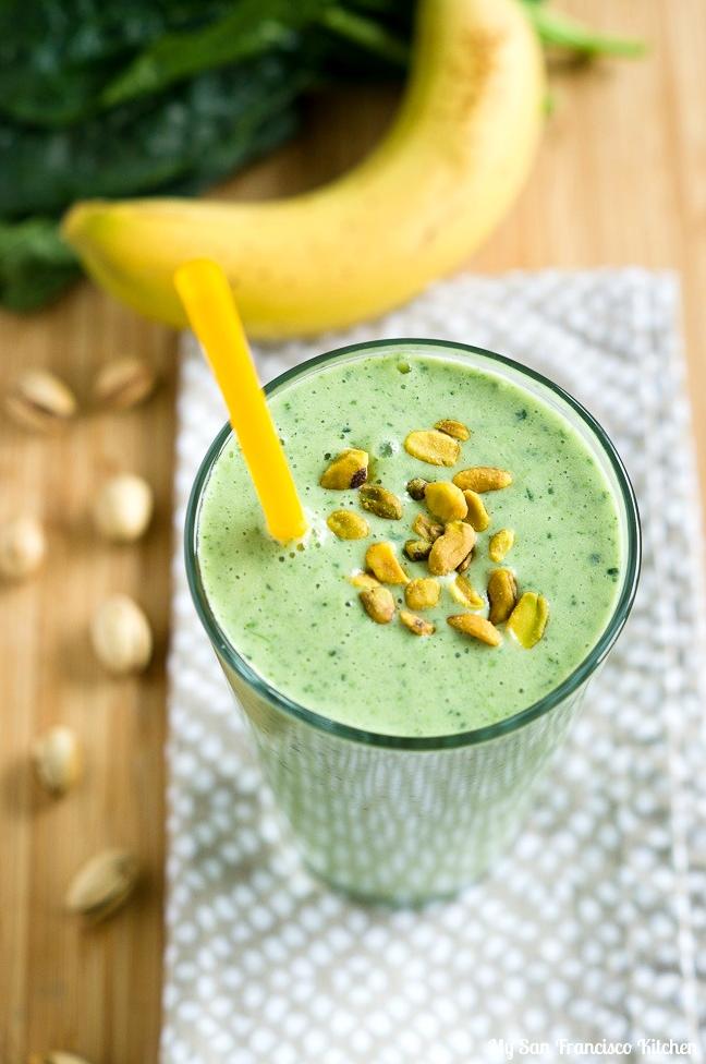  Pistachios are not just for snacking! Try them out in this amazing smoothie recipe.