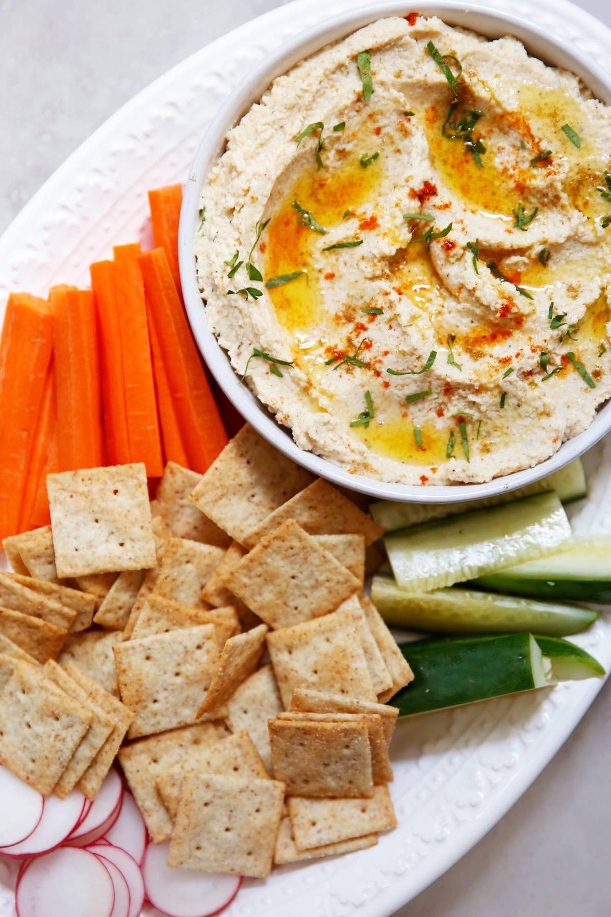  Put those fresh farmers' market veggies to good use with this dip.