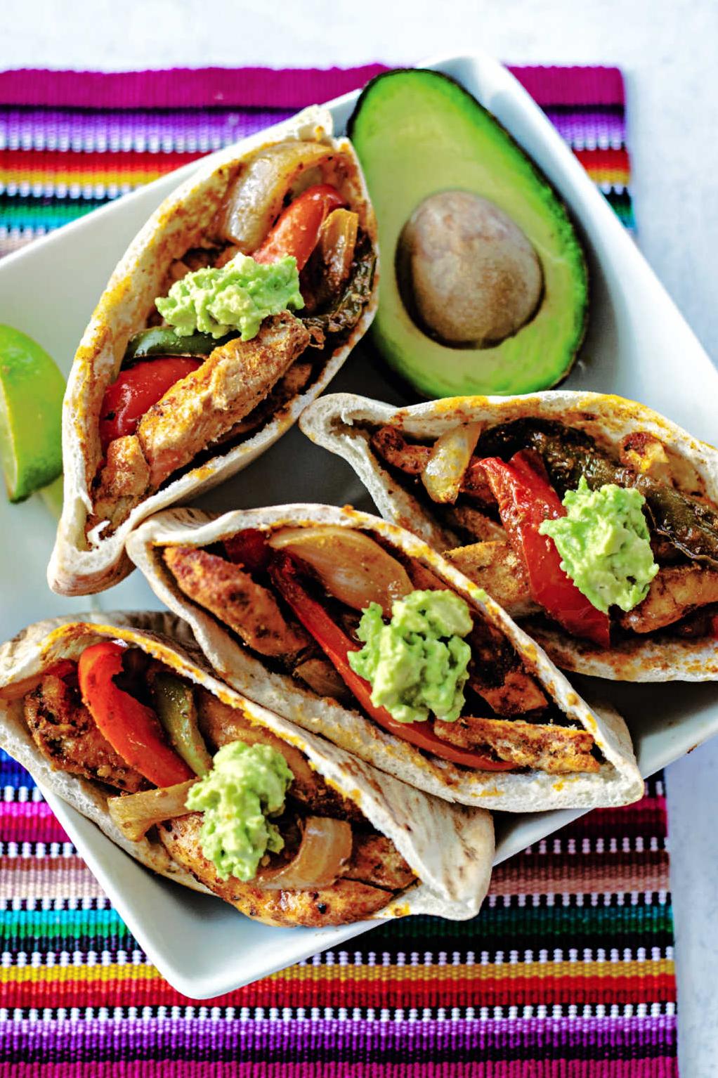  Quick and easy to prepare, these Fajita Pitas are perfect for a busy weeknight meal.
