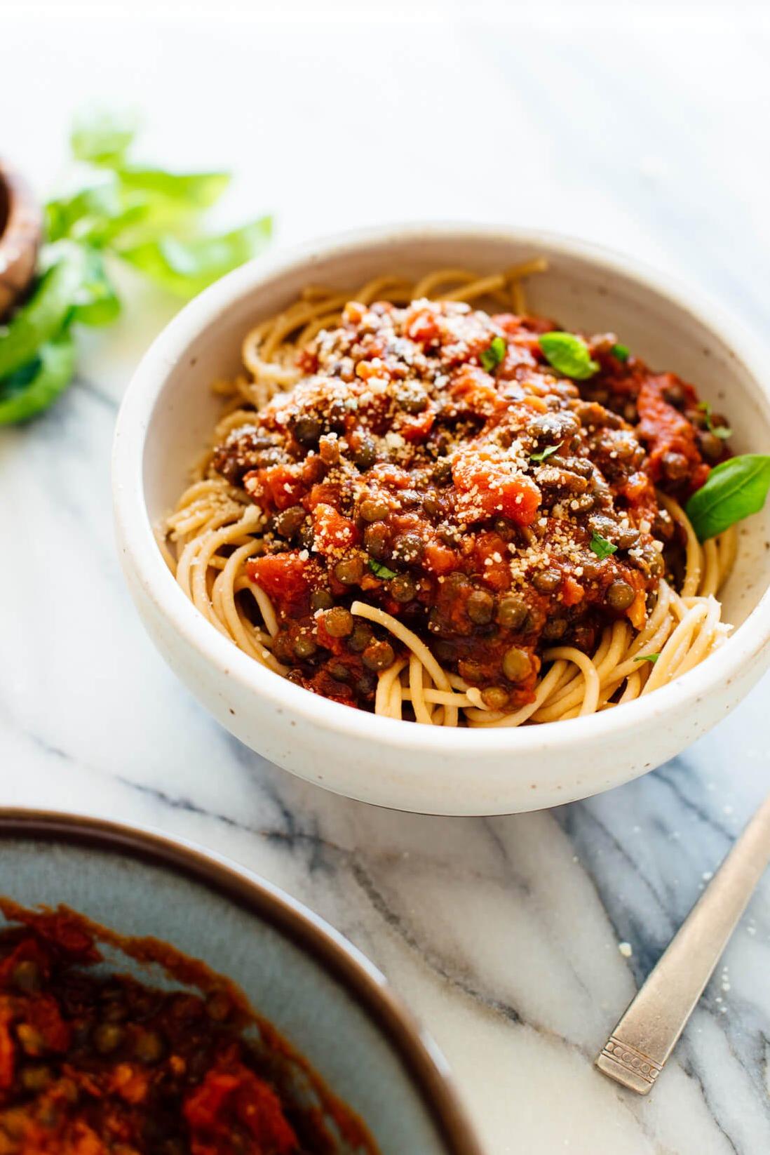  Red lentils bring a unique and satisfying flavour to this spaghetti sauce recipe.
