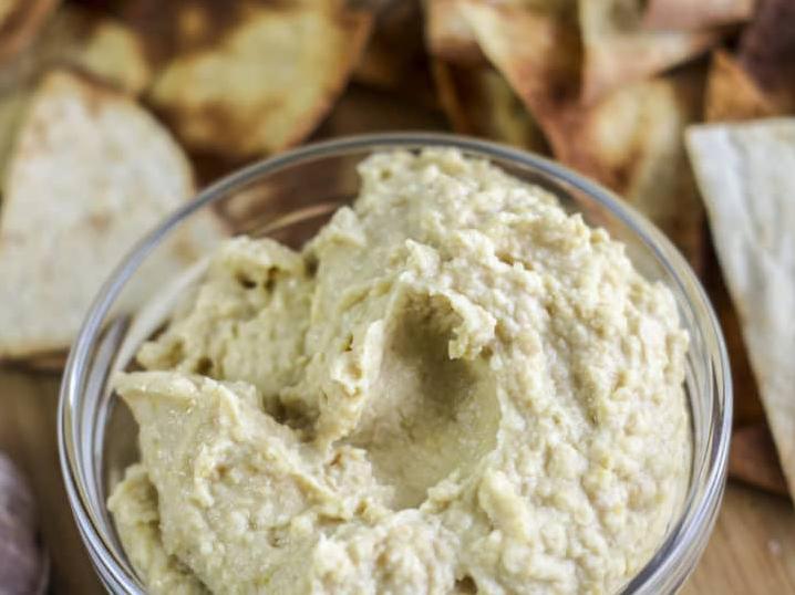  Roasted Garlic is the star of this show, giving the hummus a deep and rich flavor.
