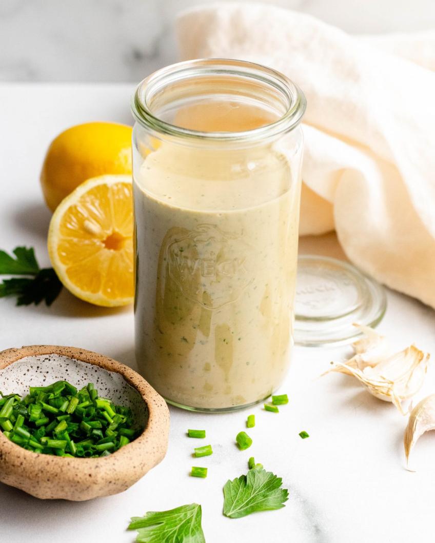  Say goodbye to store-bought dressing: making your own is easy peasy, and oh-so-tasty.