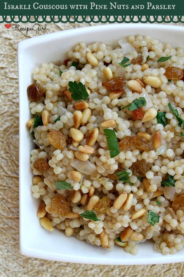  Say hello to my Israeli twist on classic couscous!