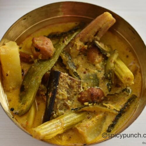 Shukto - Low Spiced Bitter Bengali Vegetable Dish - Healthy