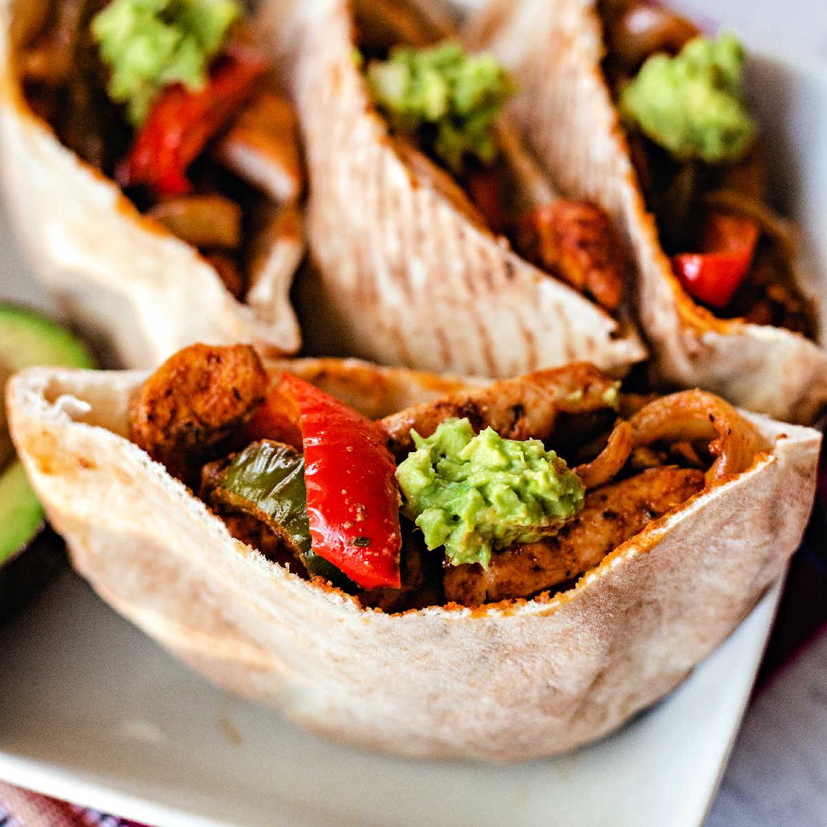  Sizzling hot! These Fajita Pitas are loaded with flavor and ready to devour.