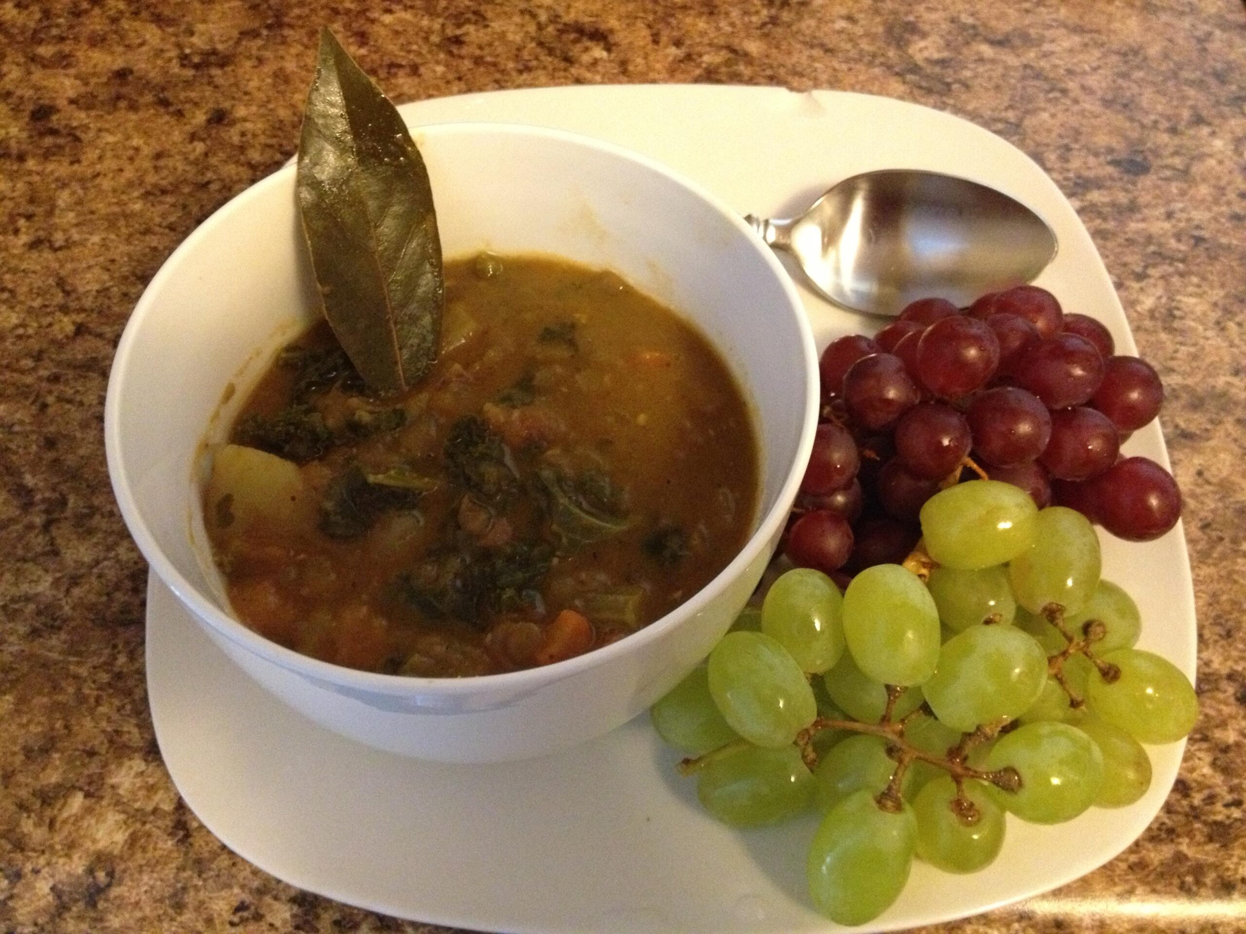 Split Pea and Lentil Soup With Vegetables