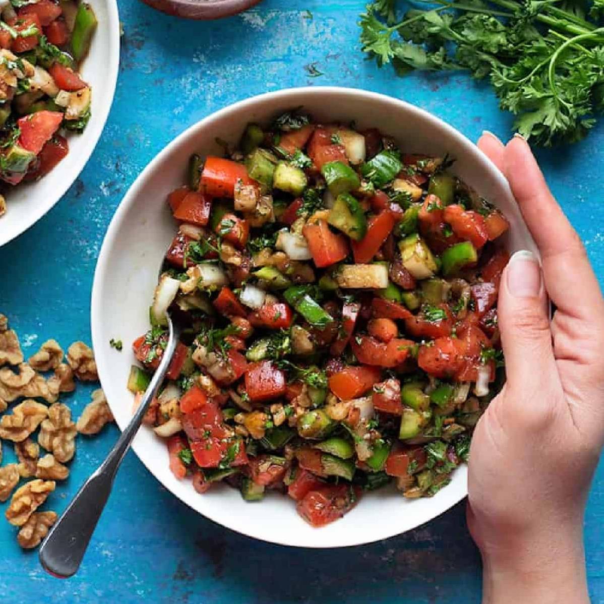  Take your taste buds on a trip to Turkey with every forkful of this salad.