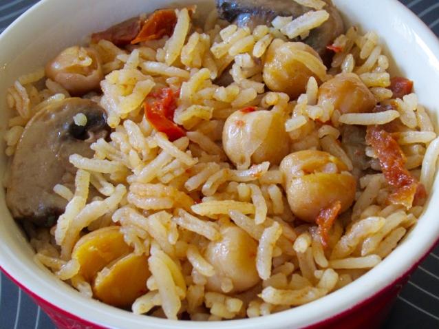  Take your taste buds on an international trip with the Basmati-Sun-Dried Tomato Rice Pilaf.