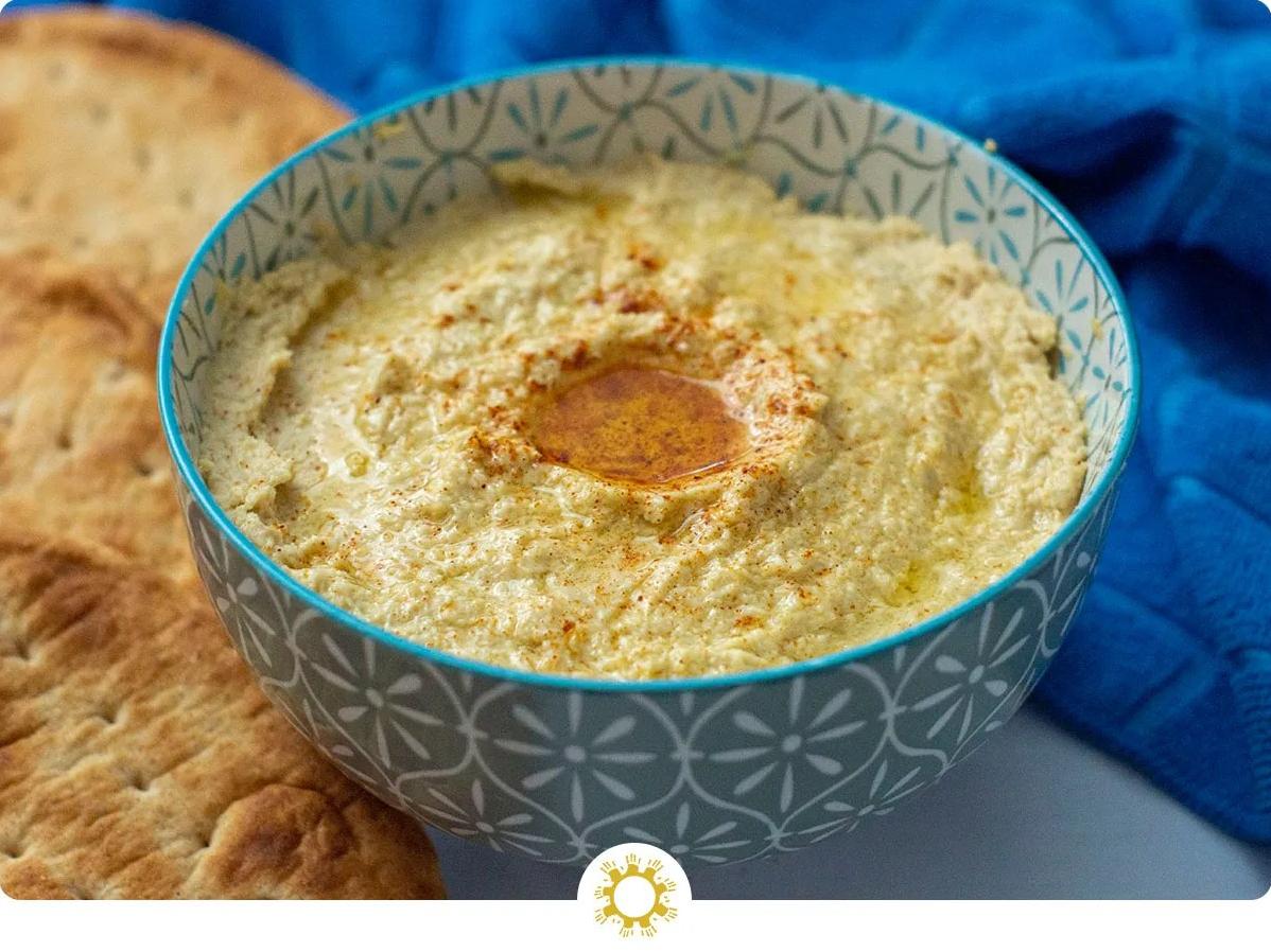  The perfect balance of flavors and texture, this hummus is a crowd favorite.