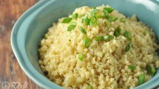 The rice texture of cauliflower rice pilaf is surprisingly similar to regular rice, but with fewer carbs.