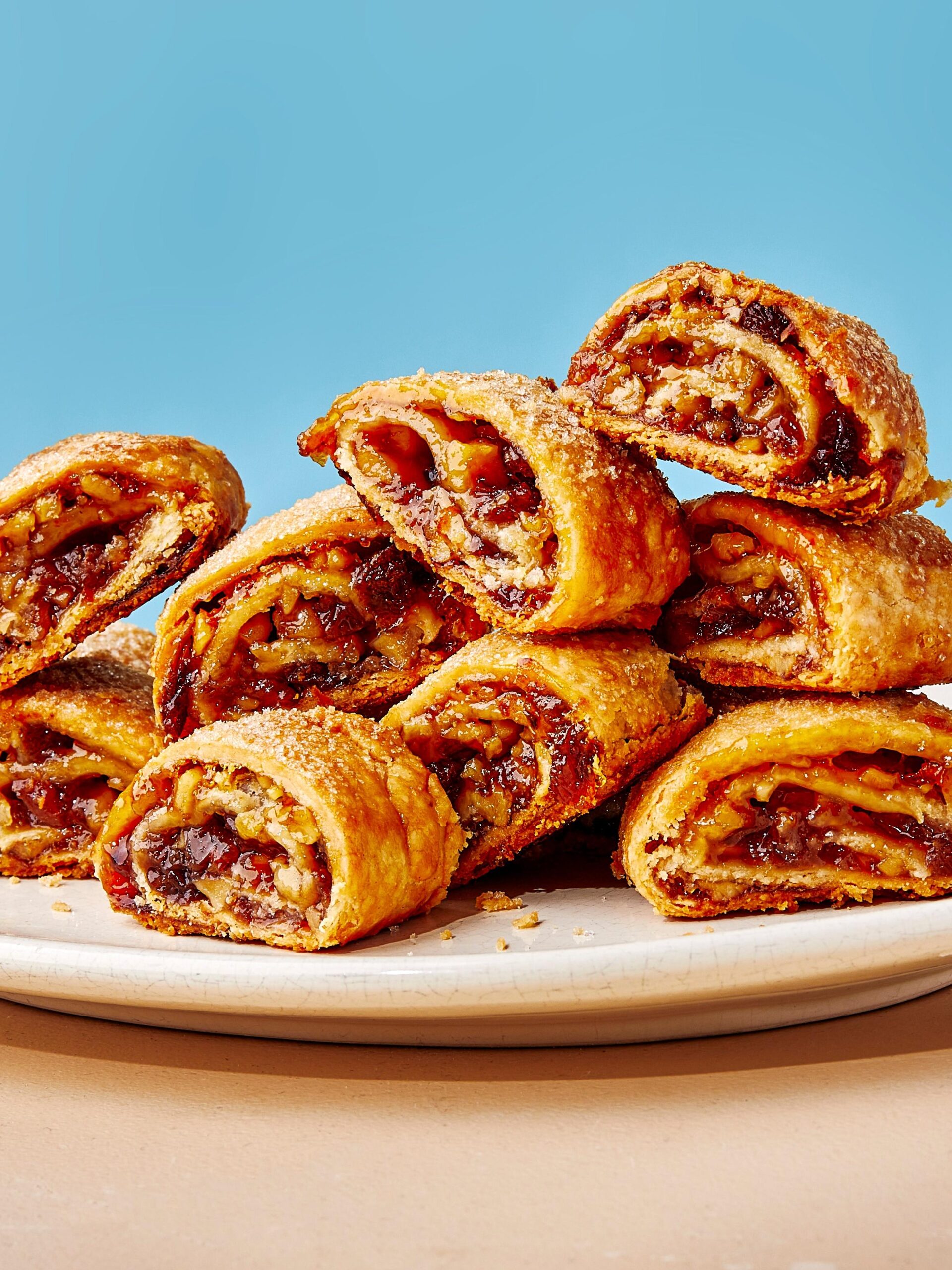  The scent of the cinnamon and nutmeg filling is hard to resist.
